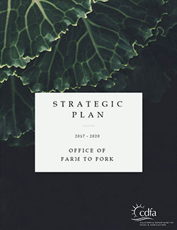 Report cover: Strategic Plan, 2017-2020, Office of Farm to Fork
